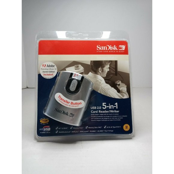 San Disk Image Mate USB 2.0 5 in 1 Card Reader / Writer - Picture 3 of 10